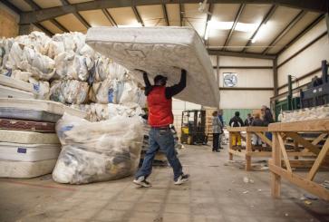 Mattress recycling. 