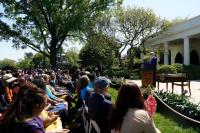 Joe Biden speaking before signing Executive Order on new actions to advance environmental justice.