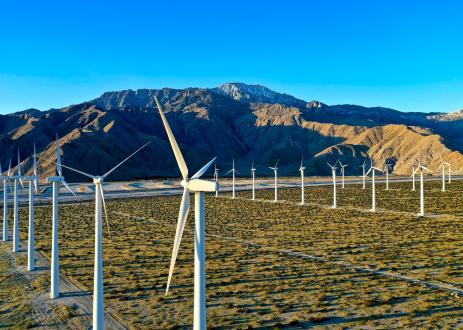 Windmills in California.