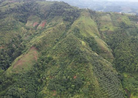 Cerro San Gil mountains in Guatemala.