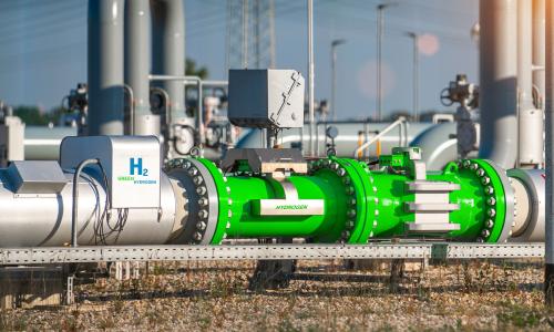 A hydrogen pipeline.