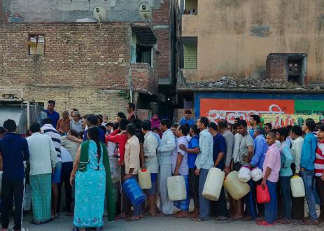 people-line-fresh-water