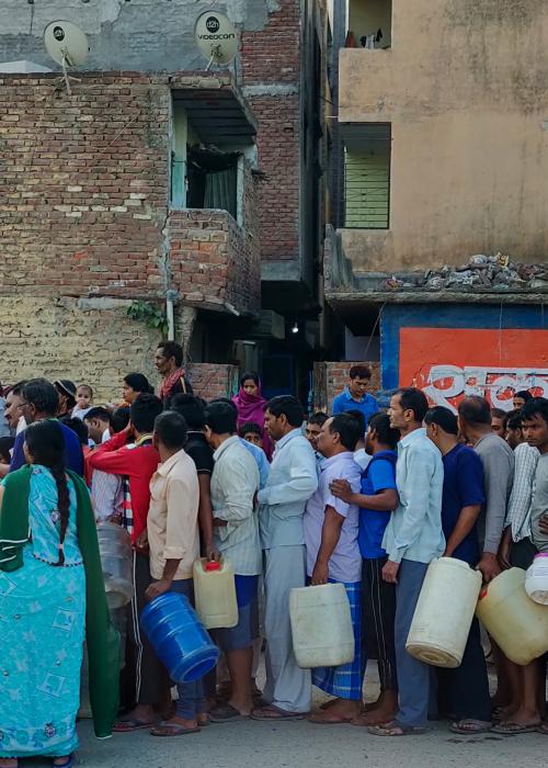 people-line-fresh-water