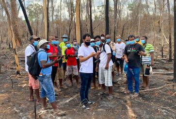 Group conducting forest research in Madagascar.