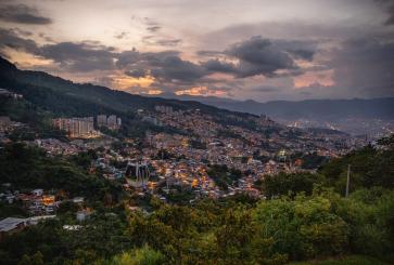 Metrocable in Medellín, Colombia.