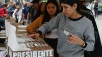 People cast their votes in Mexico's presidential election in June, 2024.