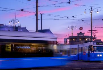 Tram in Sweden.