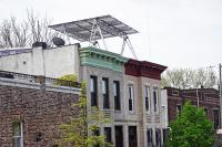 Rooftop solar on a Brooklyn rowhome