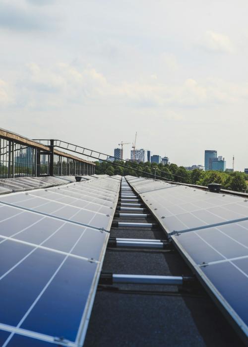 Solar panels.