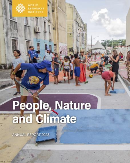 WRI Annual Report 2023 covershot