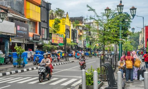 Street in Indonesia.