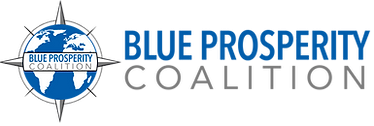 Blue Prosperity Coalition logo.