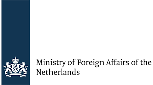 Ministry of Foreign Affairs of the Netherlands logo.
