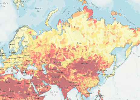 Screenshot of the Aqueduct Risk Atlas